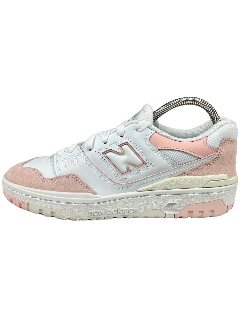 New Balance Girls 550 Sneakers Size 4.5 Pink White Walking Sneakers GSB550CD New